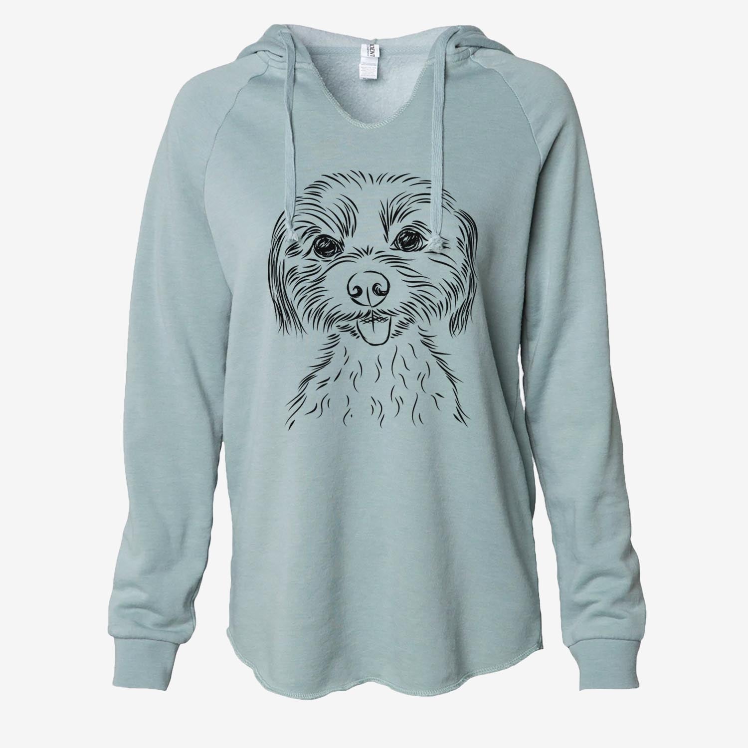 Mater the Yorkshire Terrier - Cali Wave Hooded Sweatshirt