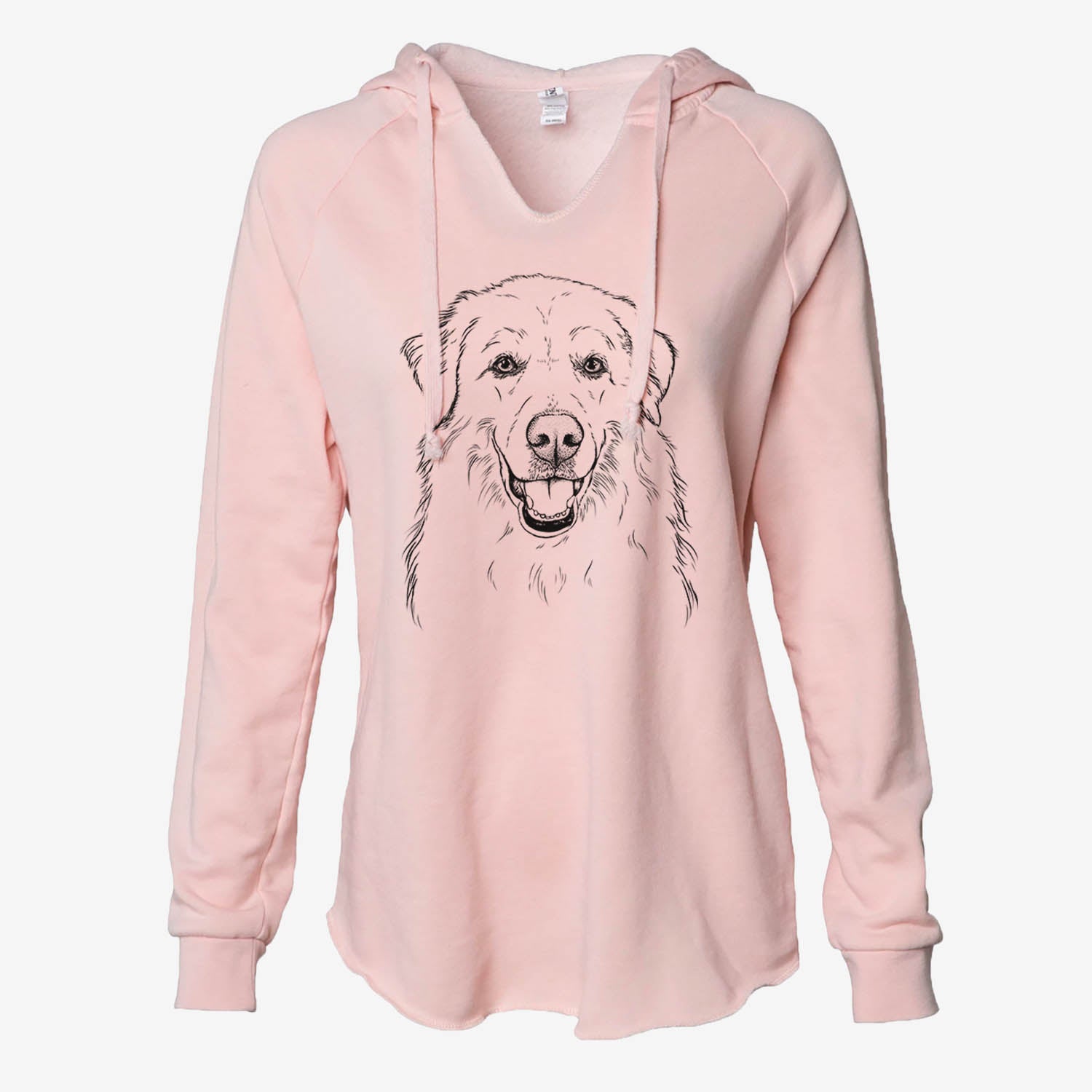 Meg the Great Pyrenees - Cali Wave Hooded Sweatshirt