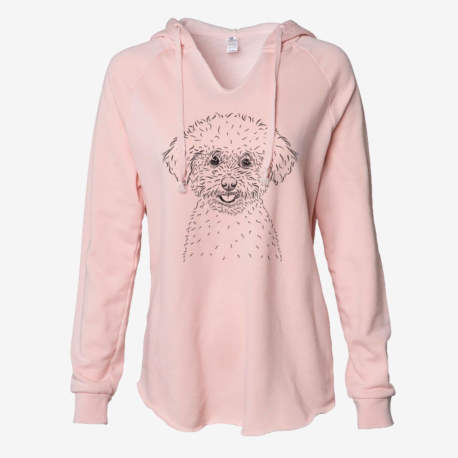 Mickey the Bichon Frise - Cali Wave Hooded Sweatshirt