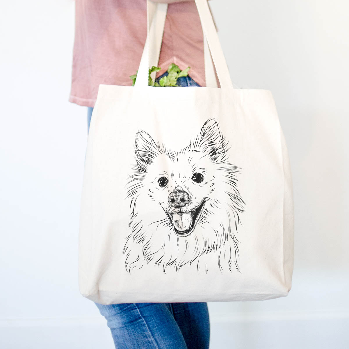 Miki the American Eskimo - Tote Bag