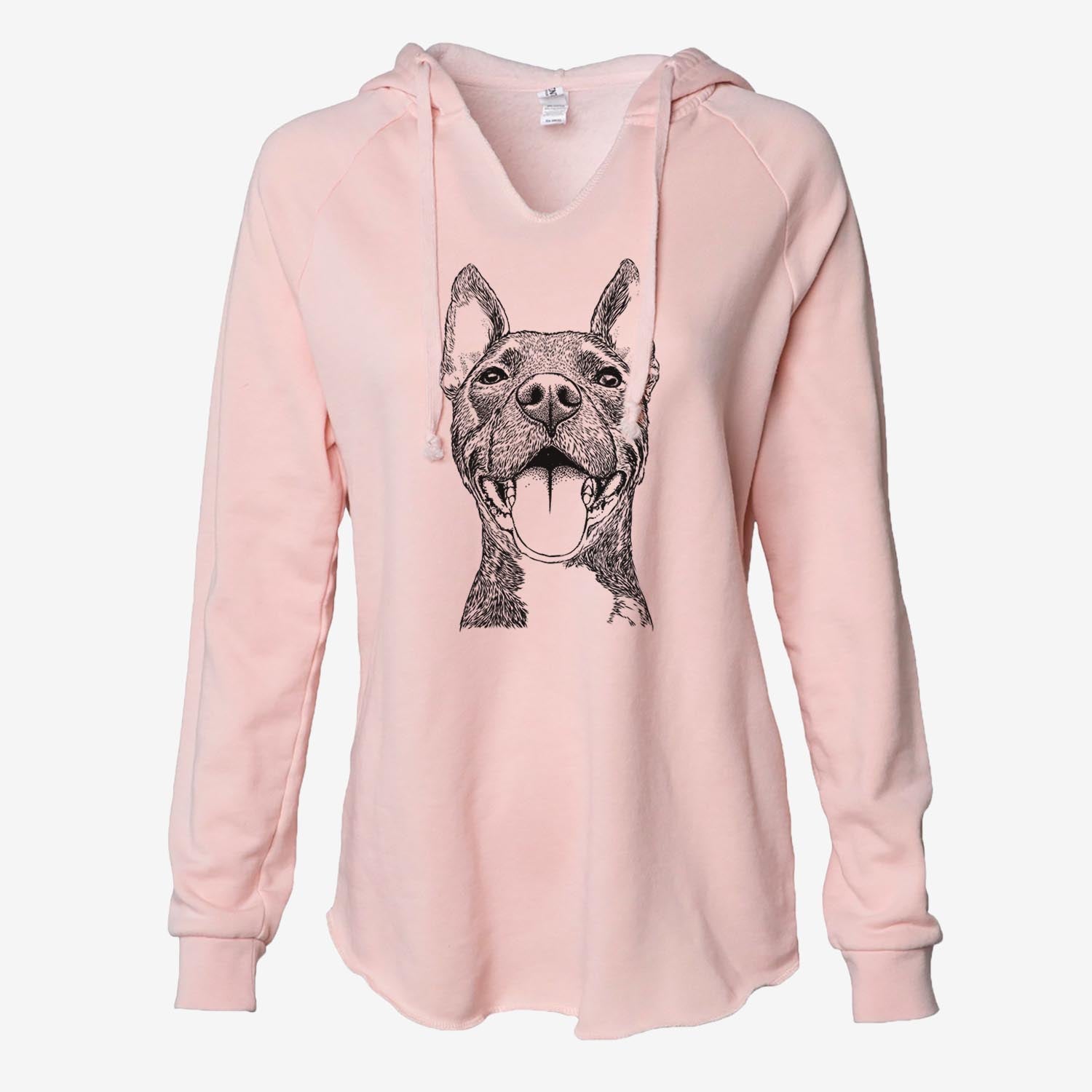 Milo the Pitbull Mix - Cali Wave Hooded Sweatshirt