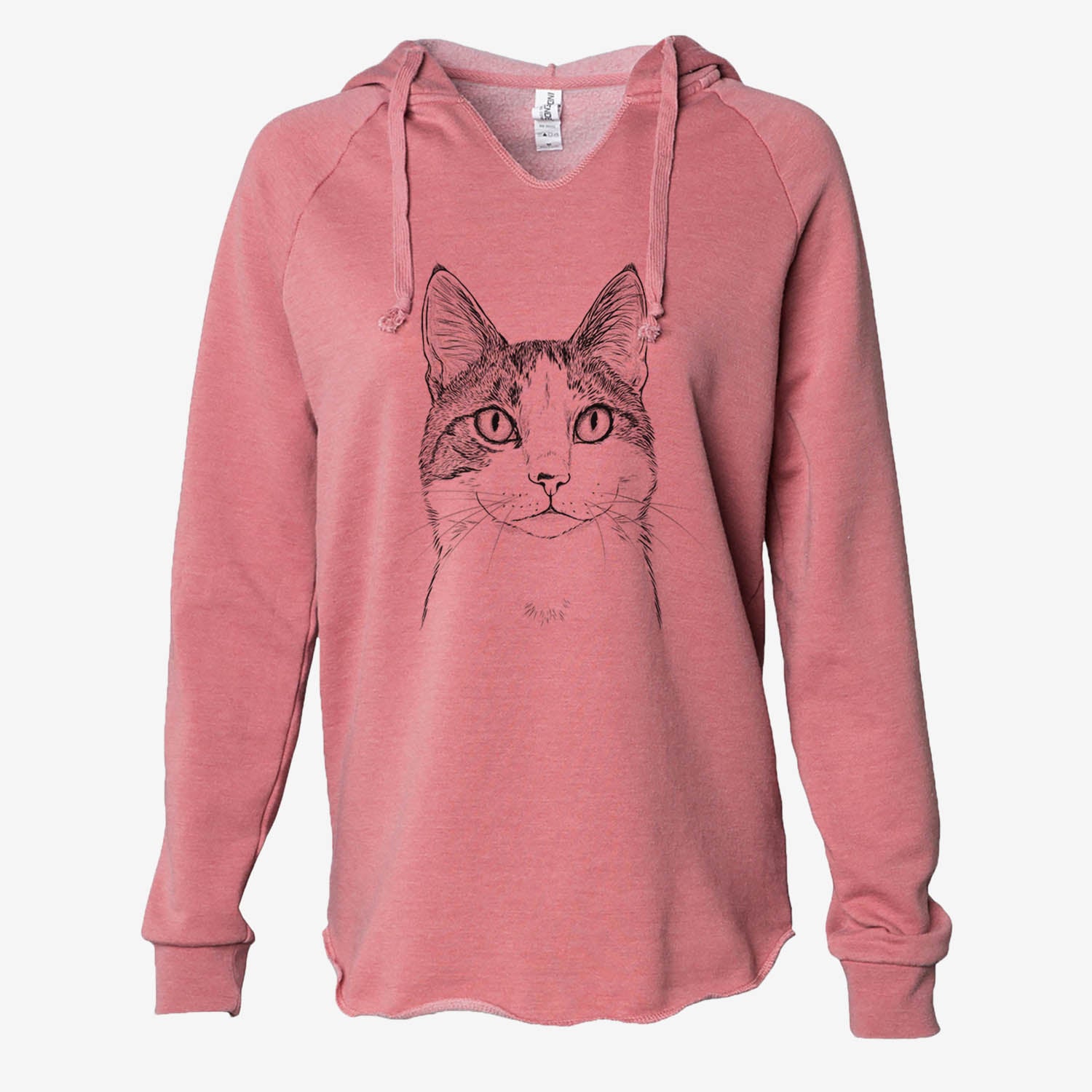 Mini Griffin the Domestic Shorthair Cat - Cali Wave Hooded Sweatshirt