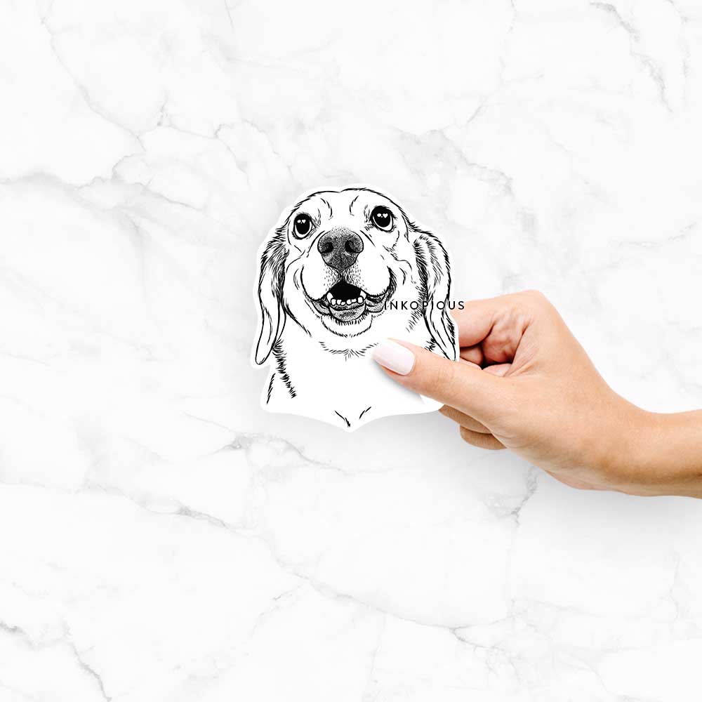 Minnie the Corgle - Decal Sticker