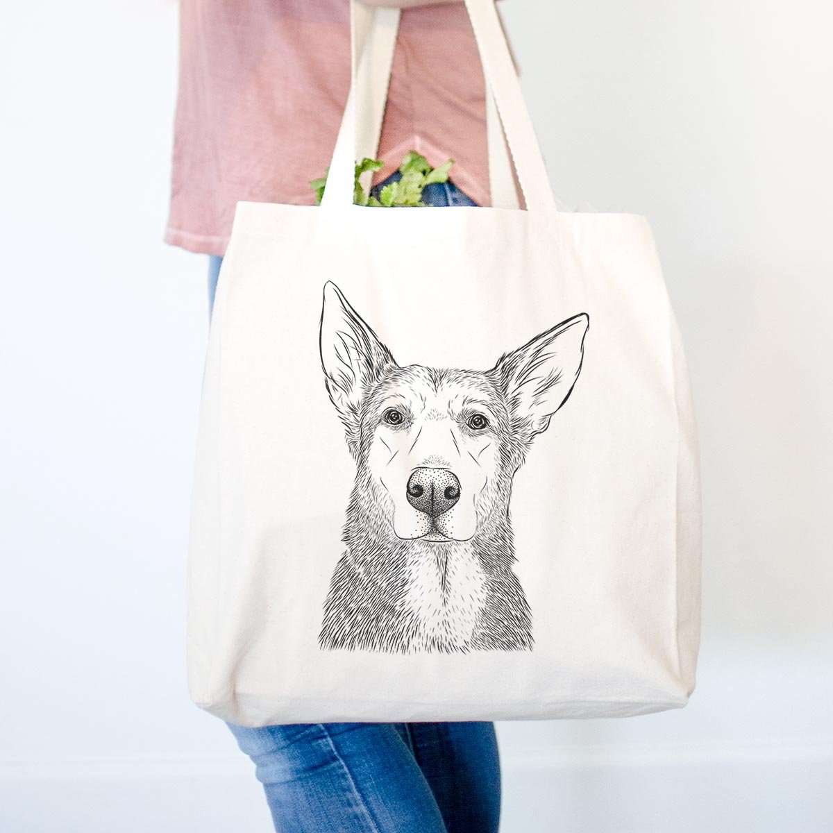 Misty the German Shepherd Mix - Tote Bag