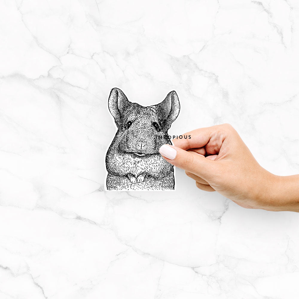 Mojo the Chinchilla - Decal Sticker