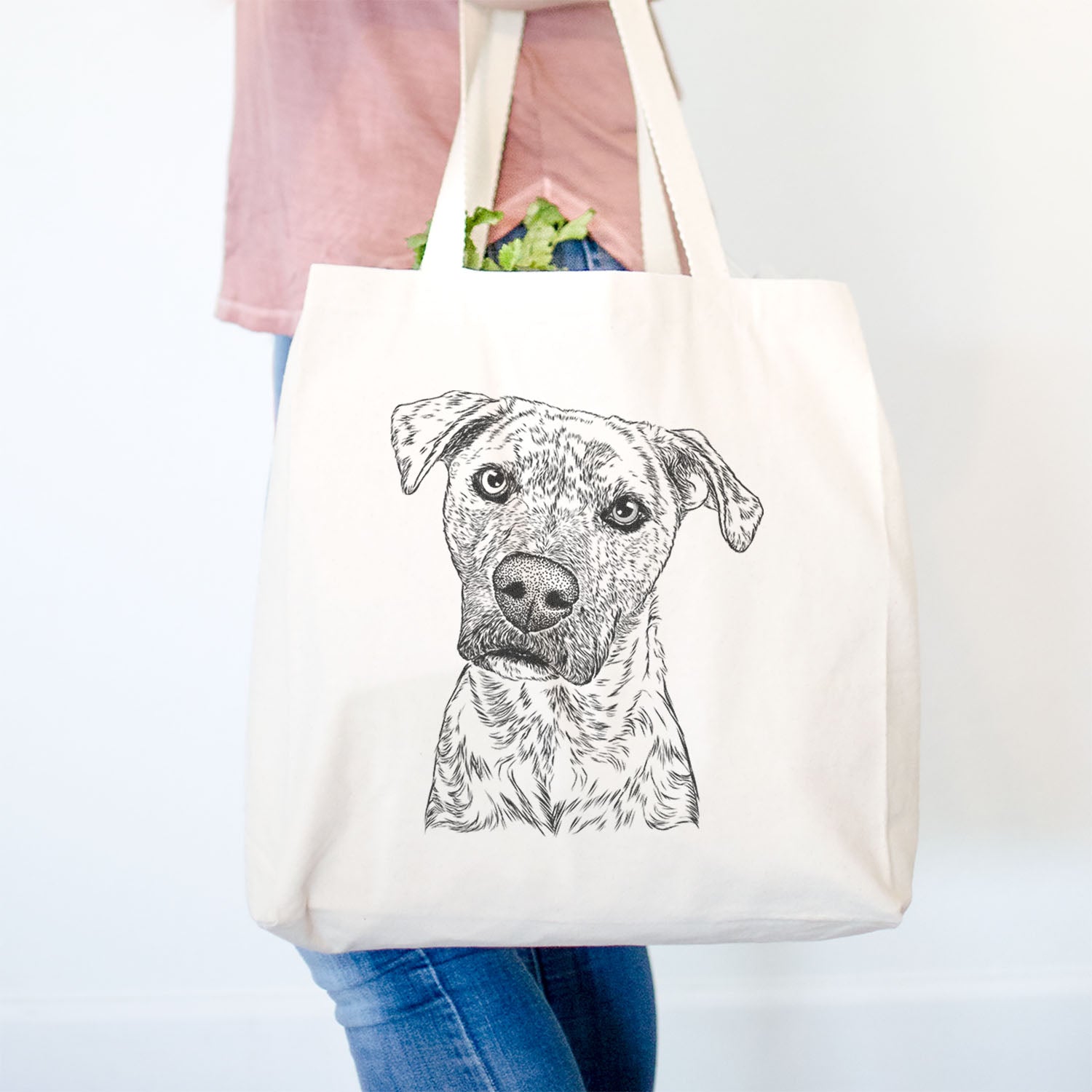 Monster Baby the Pitbull Mix - Tote Bag