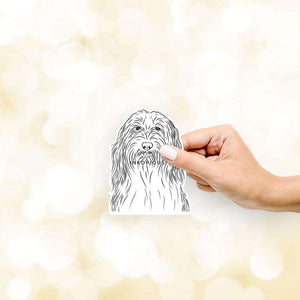 Murray the Bearded Collie - Decal Sticker