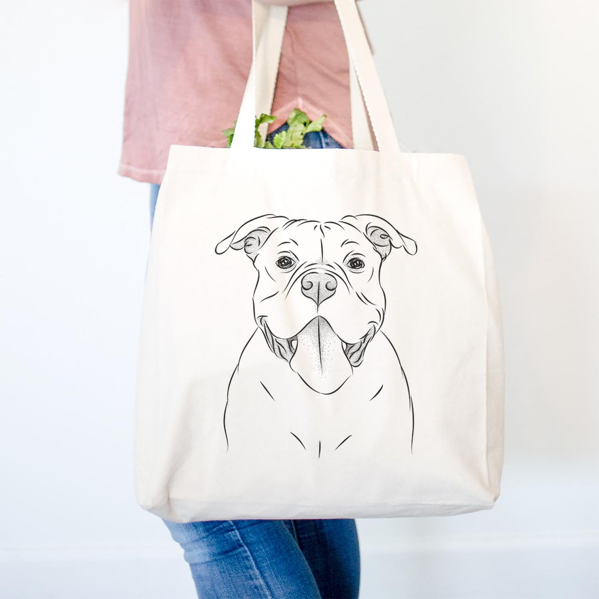 Nacho the American Bully - Tote Bag