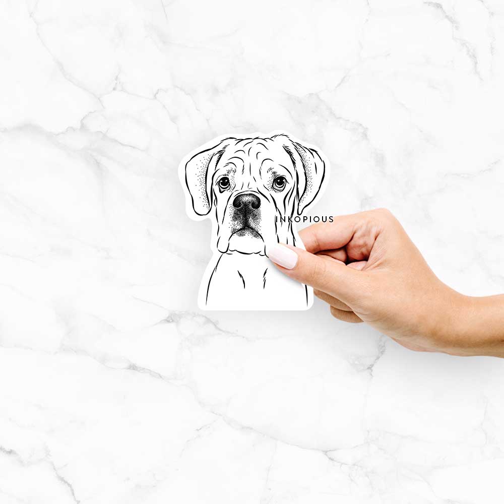 Nelly the Boxer - Decal Sticker