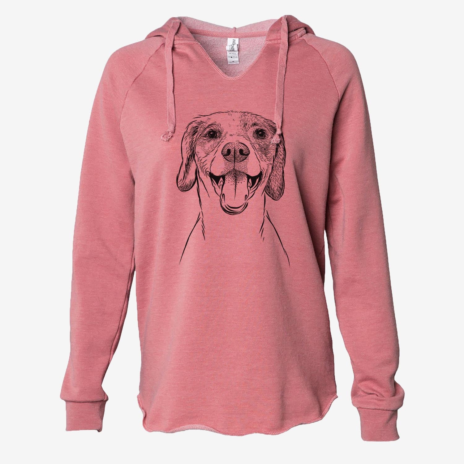 Obi the Beagle Mix - Cali Wave Hooded Sweatshirt