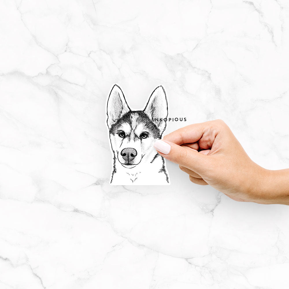 Odin the Siberian Husky - Decal Sticker