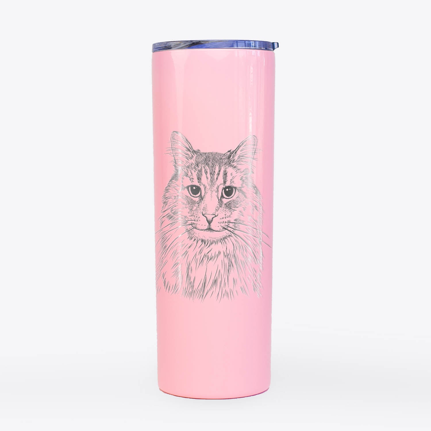 OliverFluff the Maine Coon Cat - 20oz Skinny Tumbler