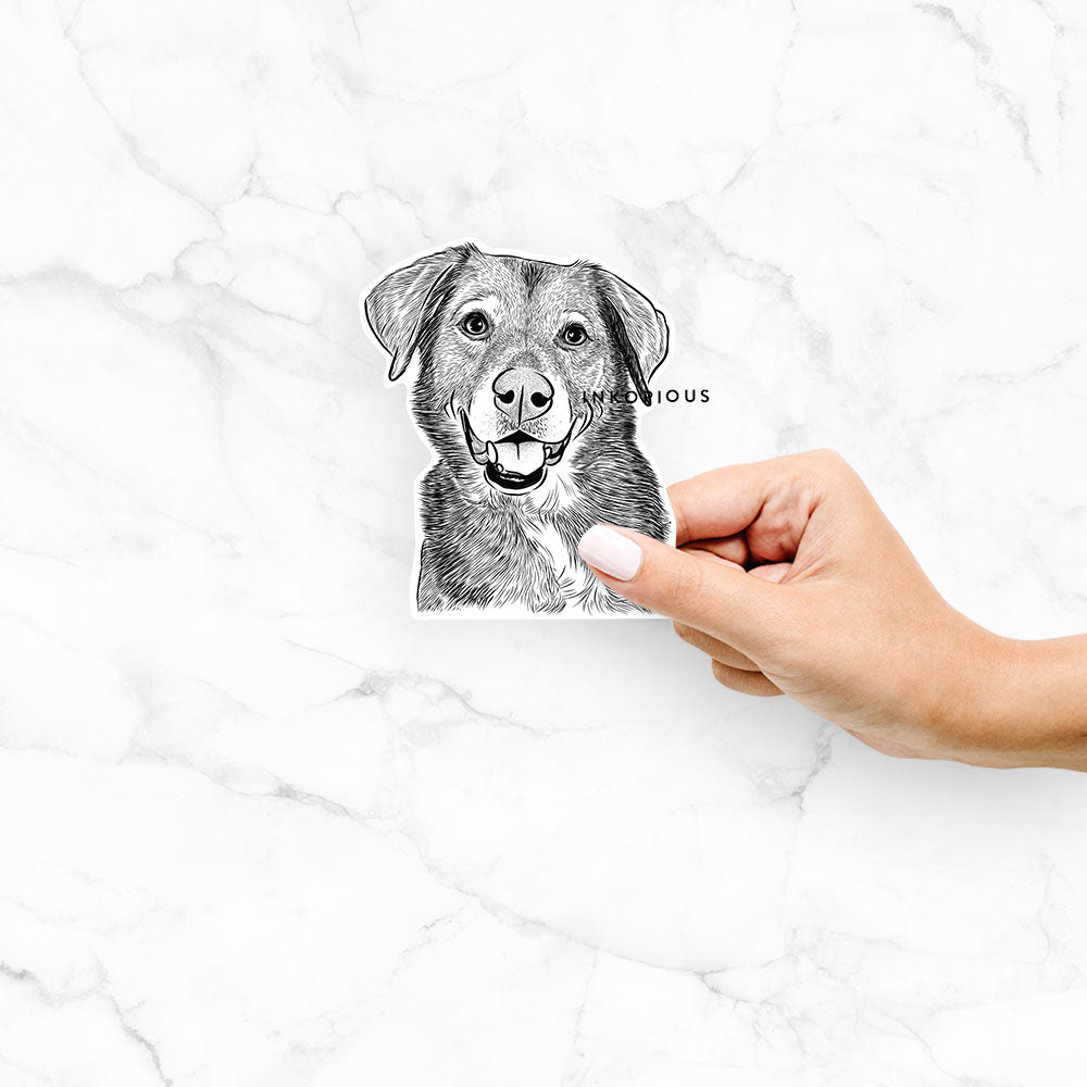 Oliver the Mixed Breed - Decal Sticker