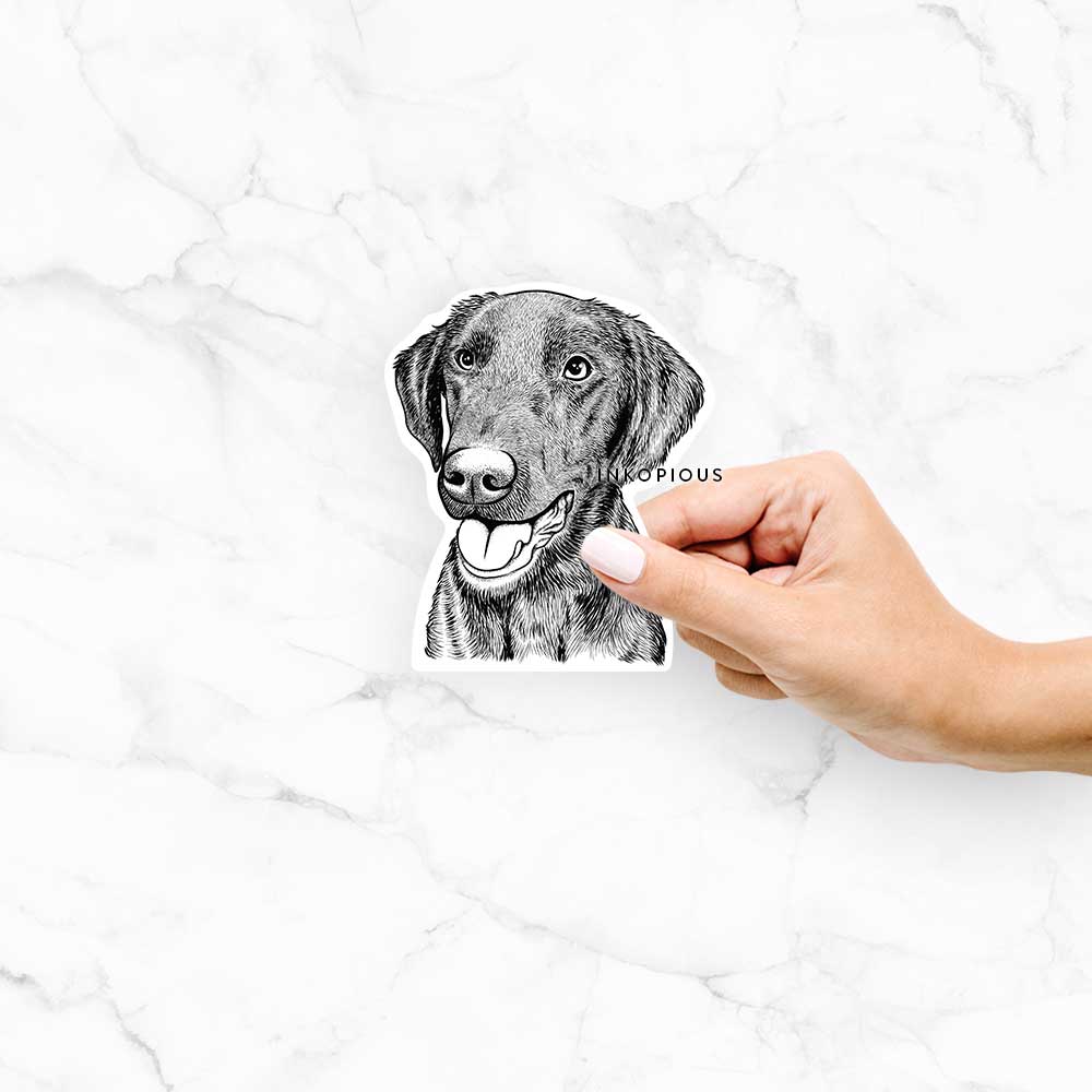 Onyx the Labrador Retriever - Decal Sticker