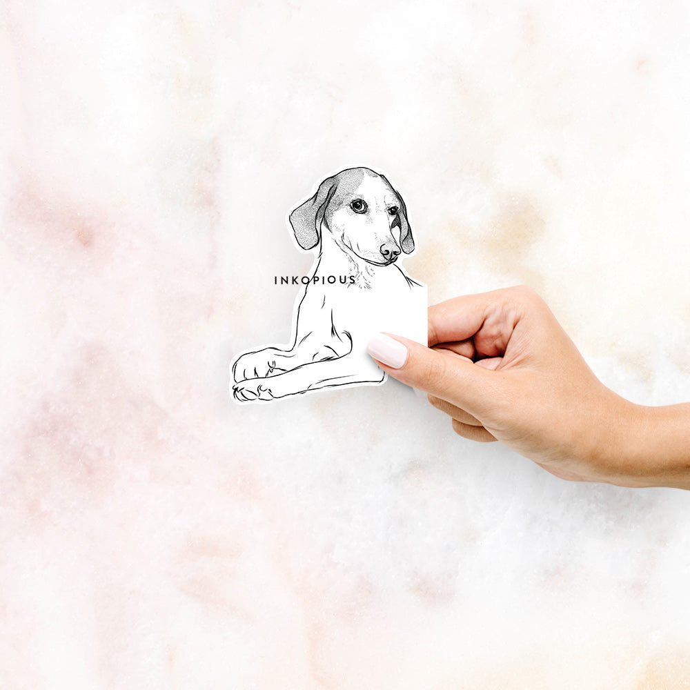 Opie the Foxhound - Decal Sticker