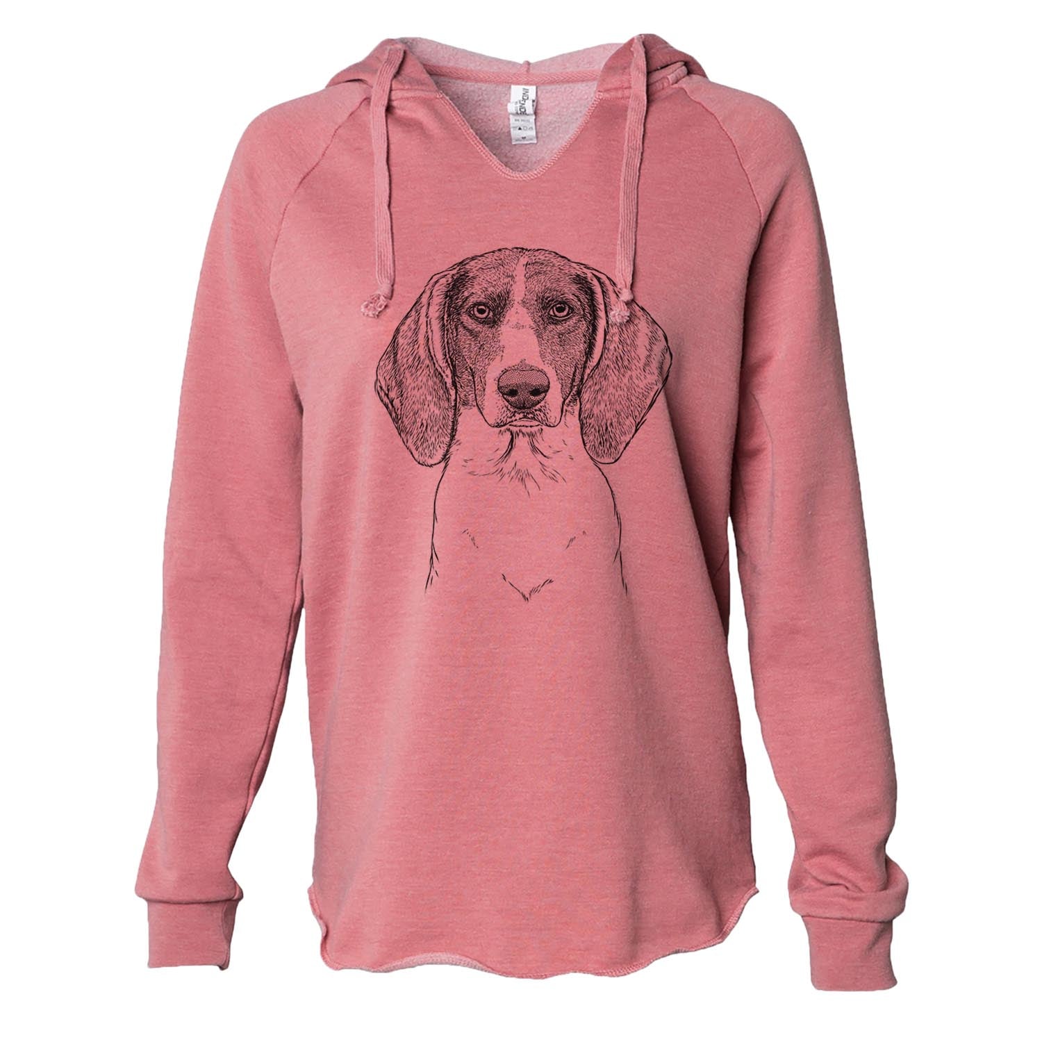 Orin the Treeing Walker Coonhound - Cali Wave Hooded Sweatshirt