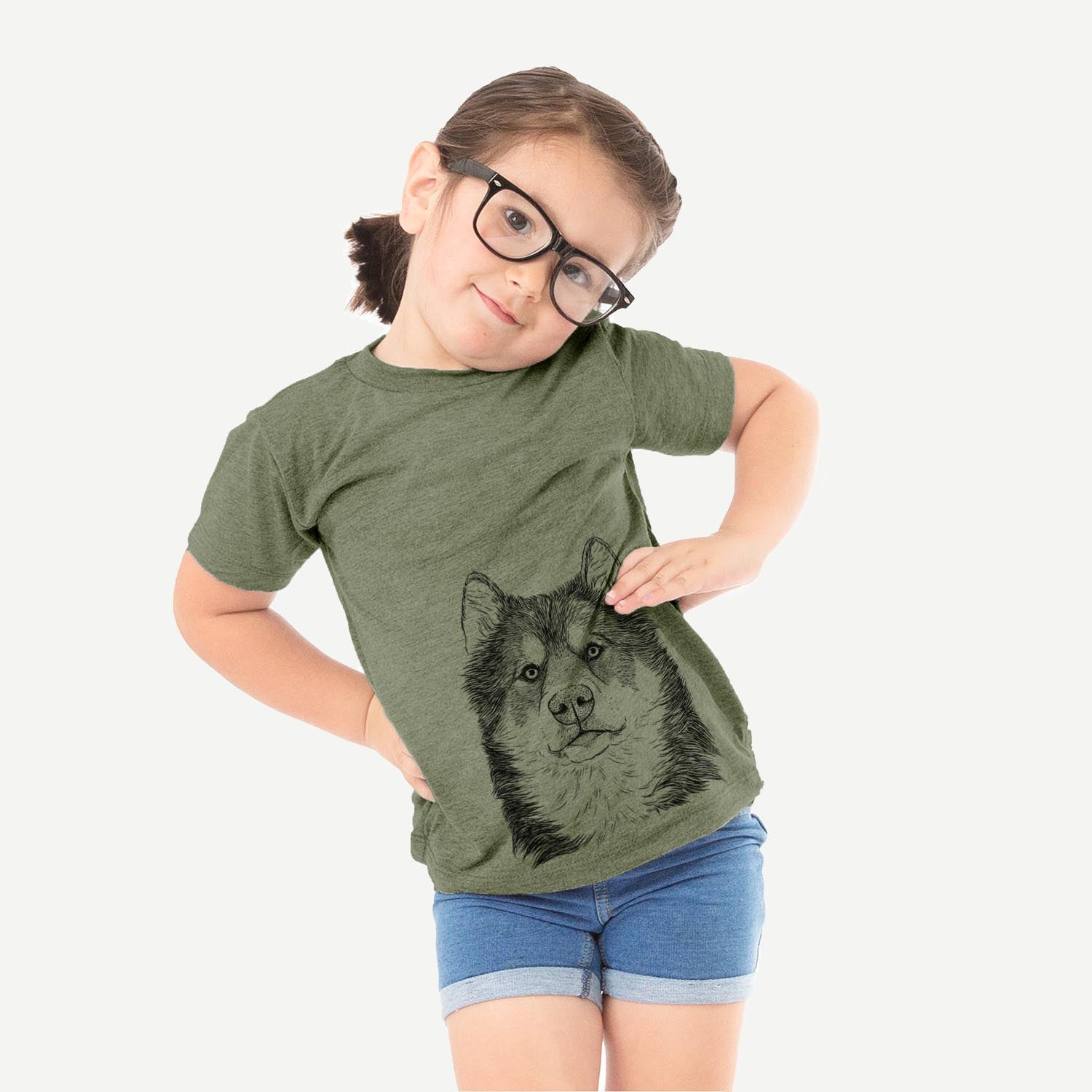 Oskar the Candian Eskimo Dog - Kids/Youth/Toddler Shirt