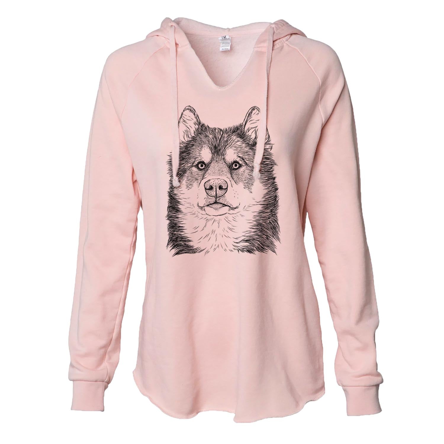 Oskar the Candian Eskimo Dog - Cali Wave Hooded Sweatshirt