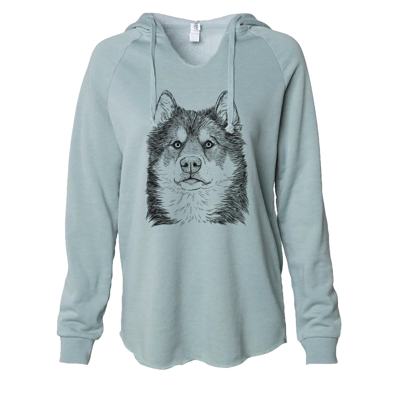 Oskar the Candian Eskimo Dog - Cali Wave Hooded Sweatshirt