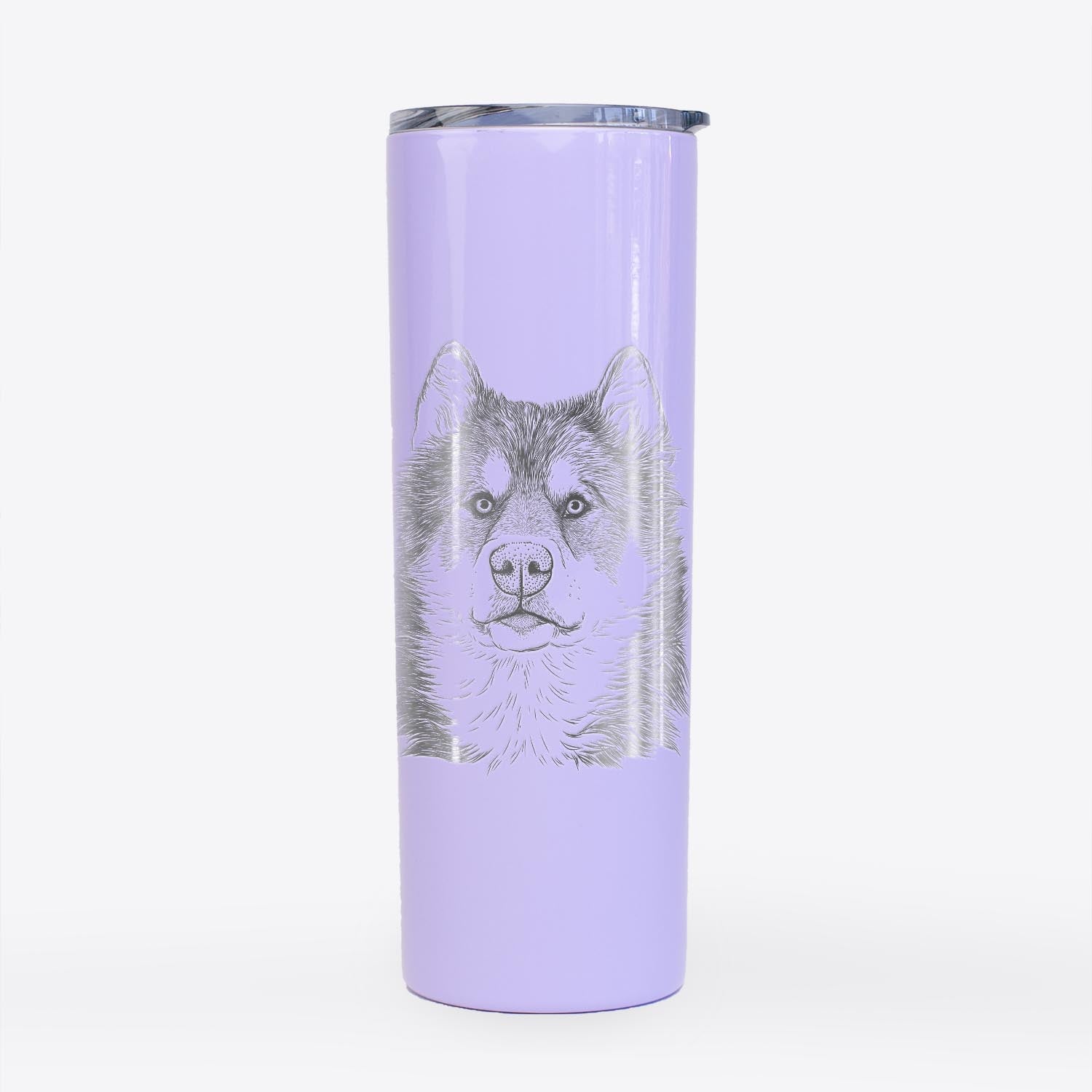 Oskar the Candian Eskimo Dog - 20oz Skinny Tumbler