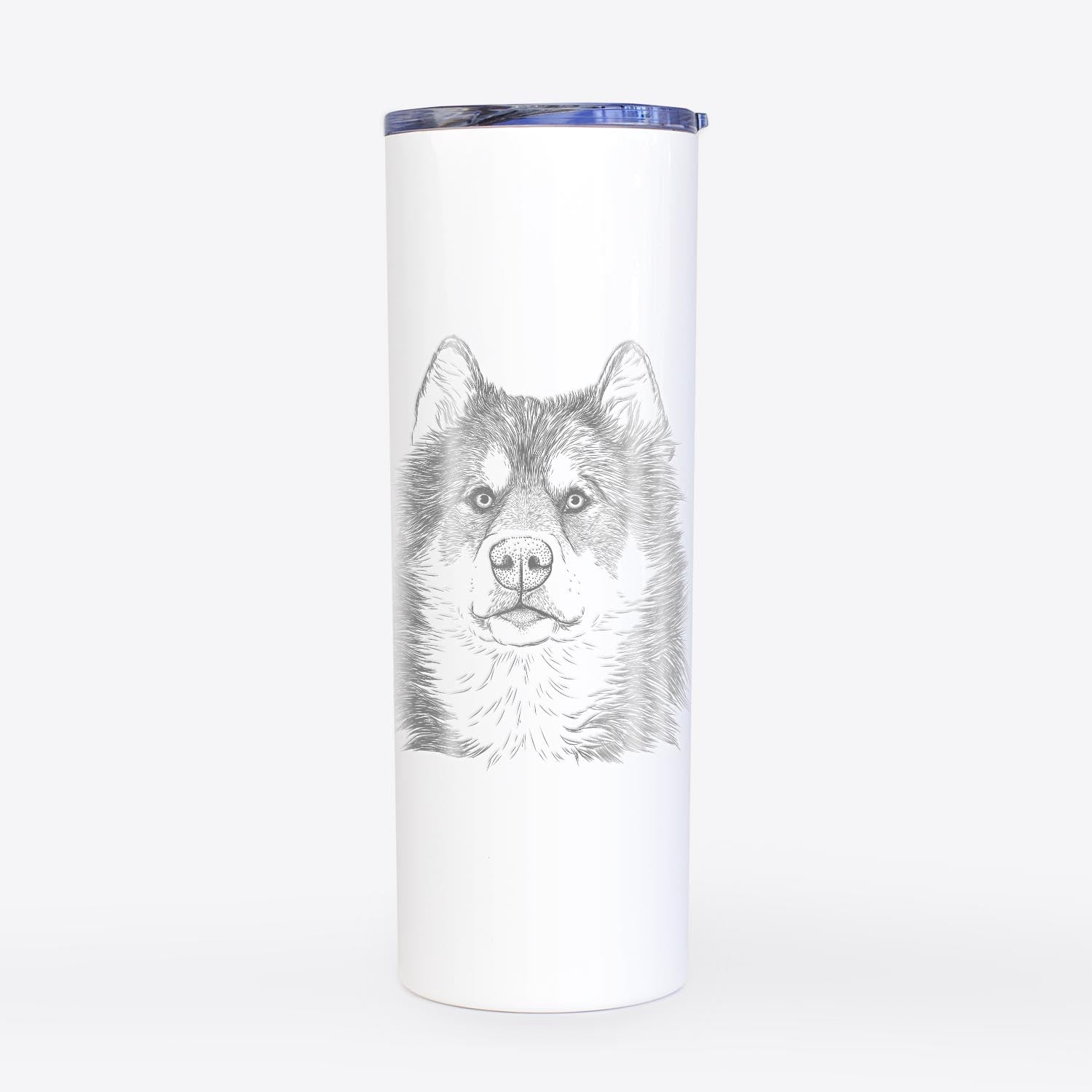 Oskar the Candian Eskimo Dog - 20oz Skinny Tumbler