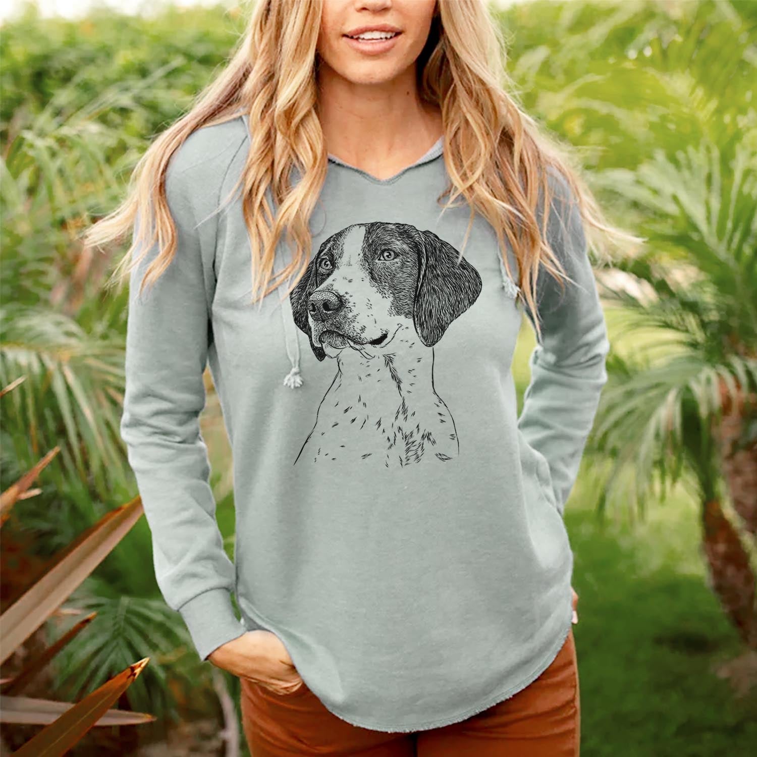 Payton the Mixed Breed - Cali Wave Hooded Sweatshirt