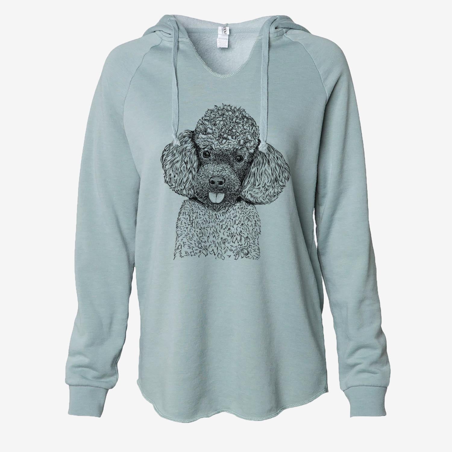 George the Toy Poodle - Cali Wave Hooded Sweatshirt