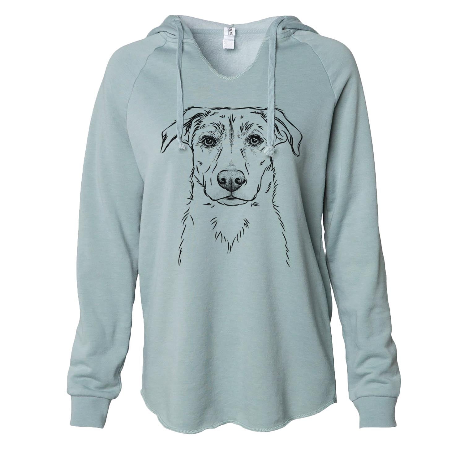 Peanut the Lab Mix - Cali Wave Hooded Sweatshirt