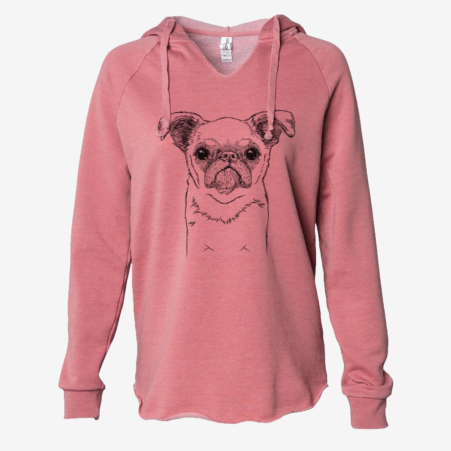 Petit Penny the Brussels Griffon - Cali Wave Hooded Sweatshirt