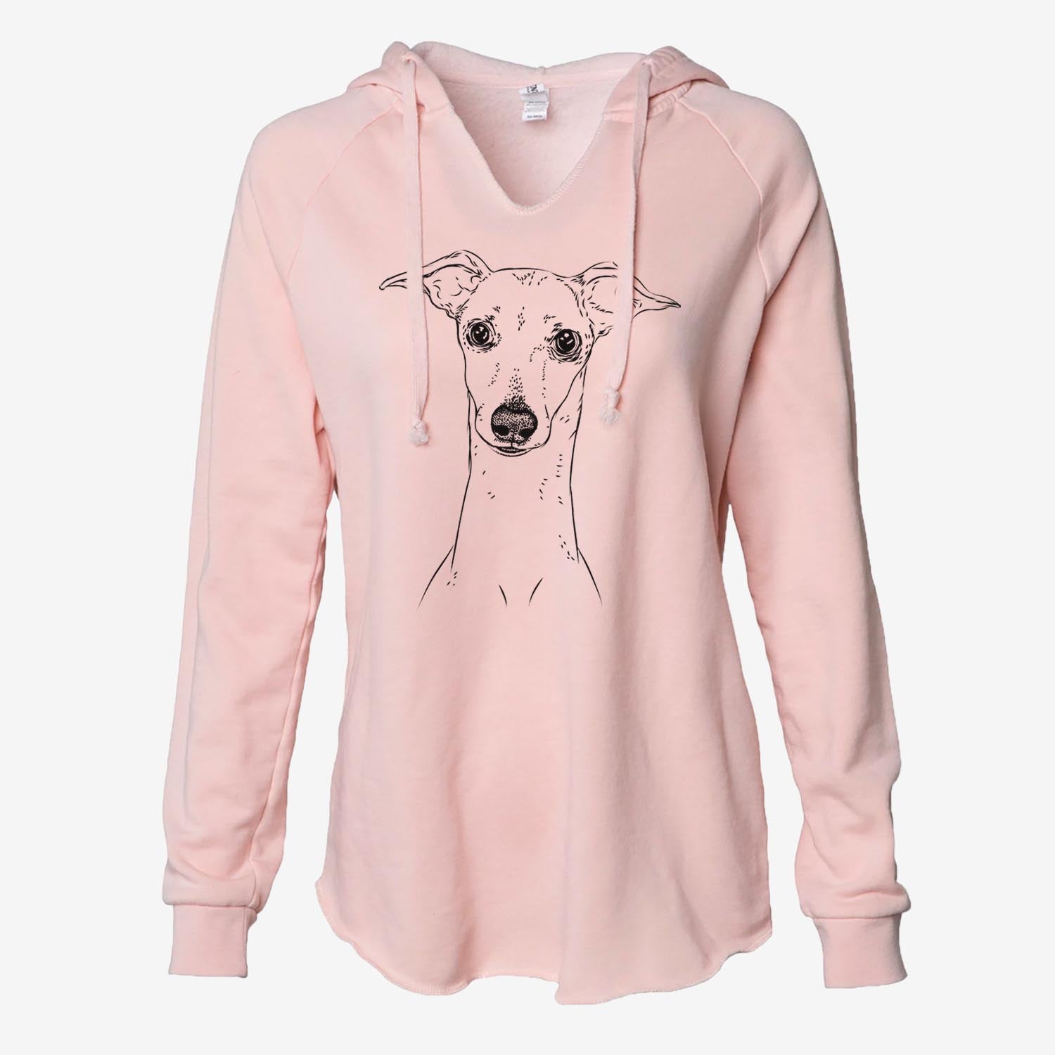 Pip the Italian Greyhound - Cali Wave Hooded Sweatshirt