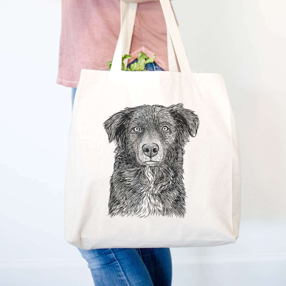 Pixel the Australian Shepherd - Tote Bag