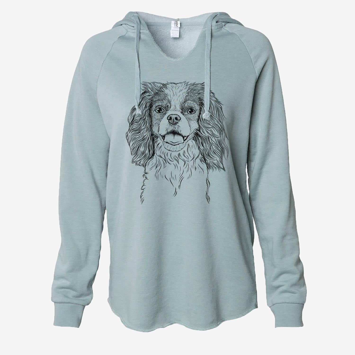 Poppy the Cavalier King Charles Spaniel - Cali Wave Hooded Sweatshirt