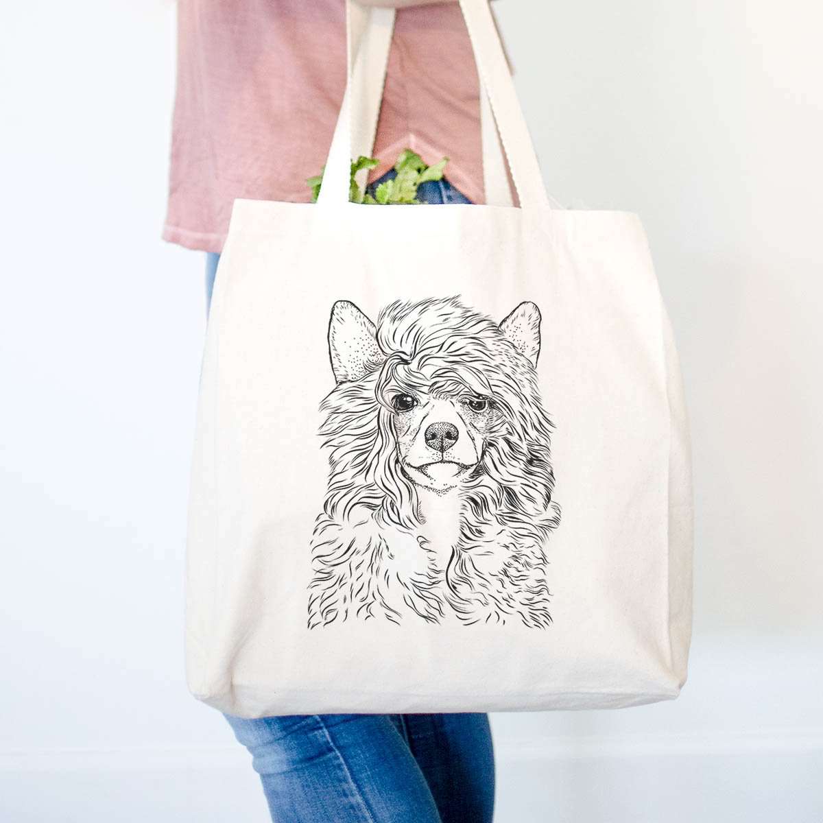 Preston the Powderpuff Chinese Crested - Tote Bag