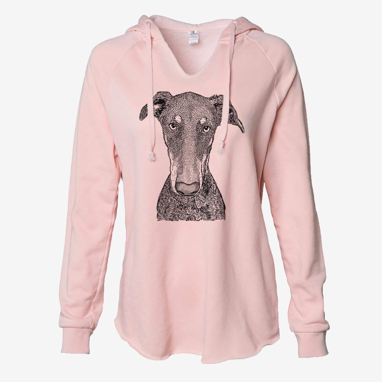 Princess Fiona the Doberman - Cali Wave Hooded Sweatshirt