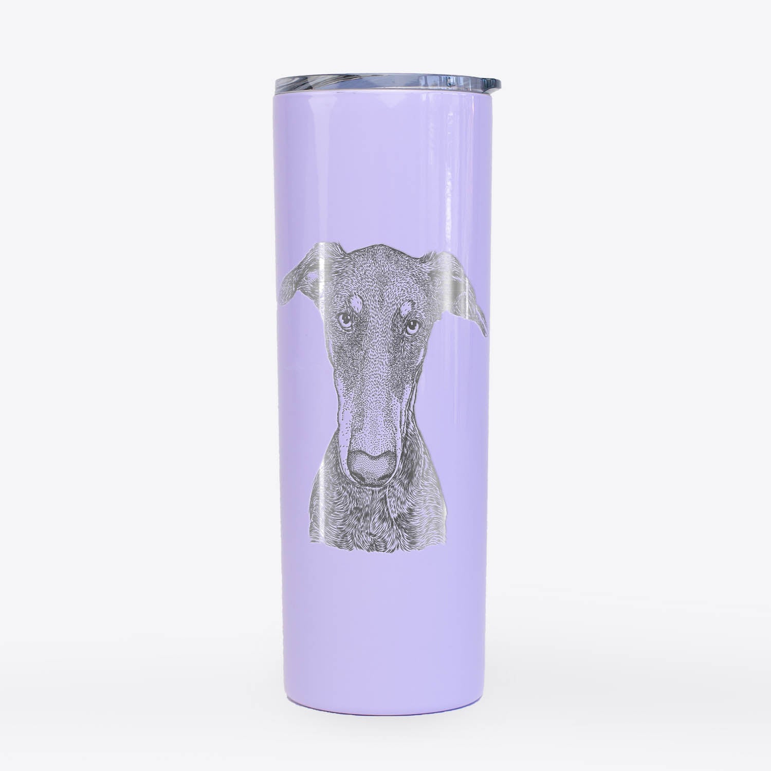 Princess Fiona the Doberman Pinscher - 20oz Skinny Tumbler