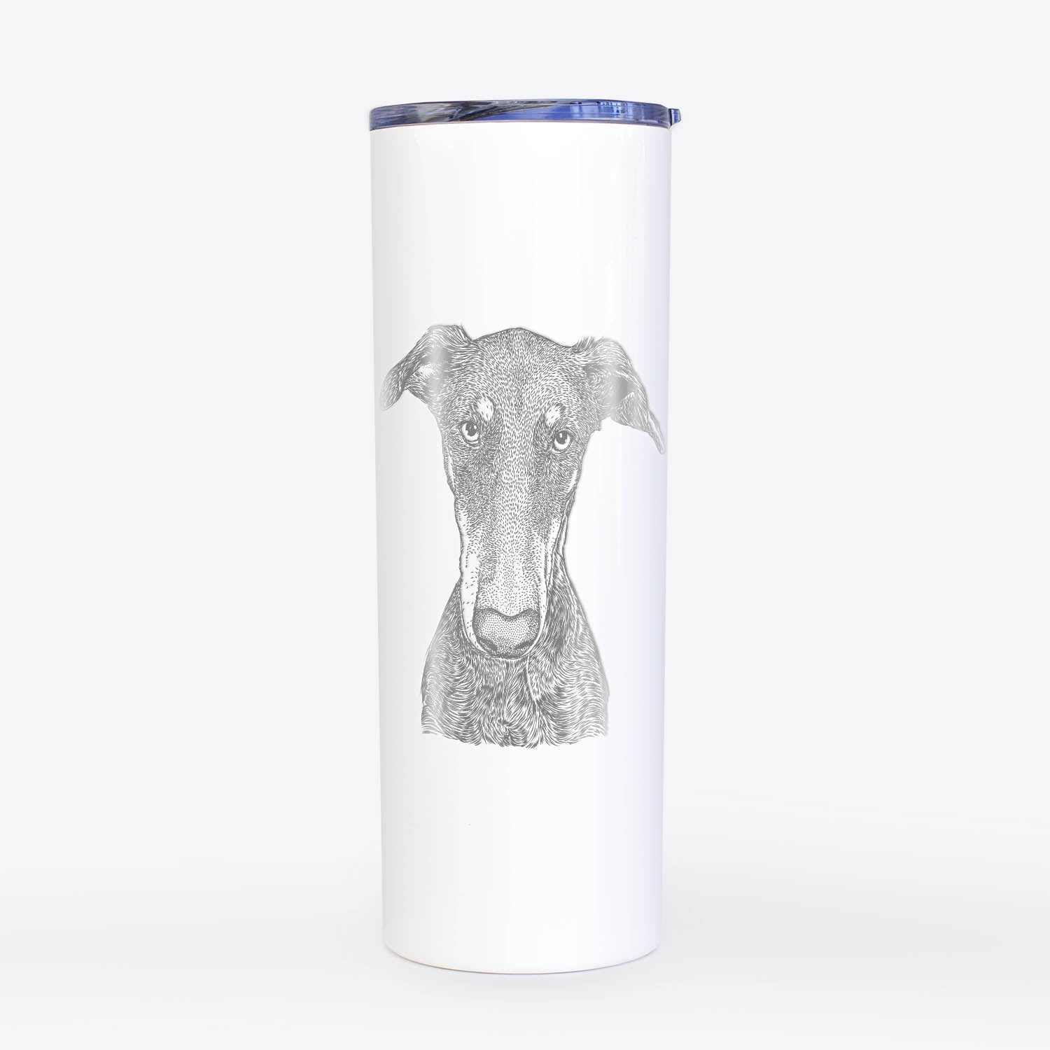 Princess Fiona the Doberman Pinscher - 20oz Skinny Tumbler