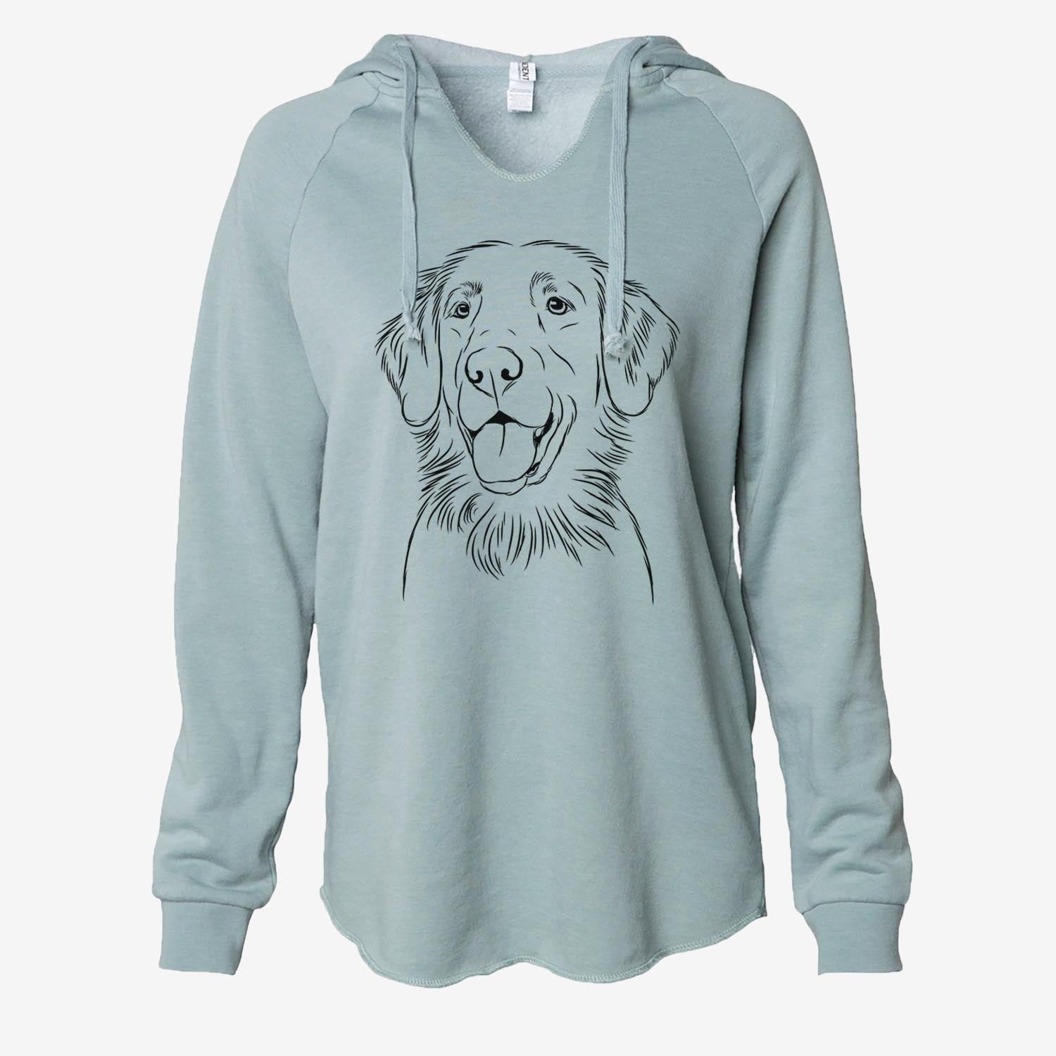 Raisin the Flat Coated Retriever - Cali Wave Hooded Sweatshirt