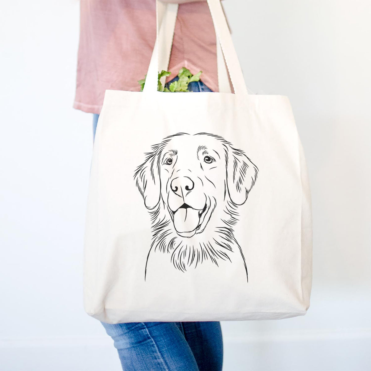 Raisin the Flat Coated Retriever - Tote Bag