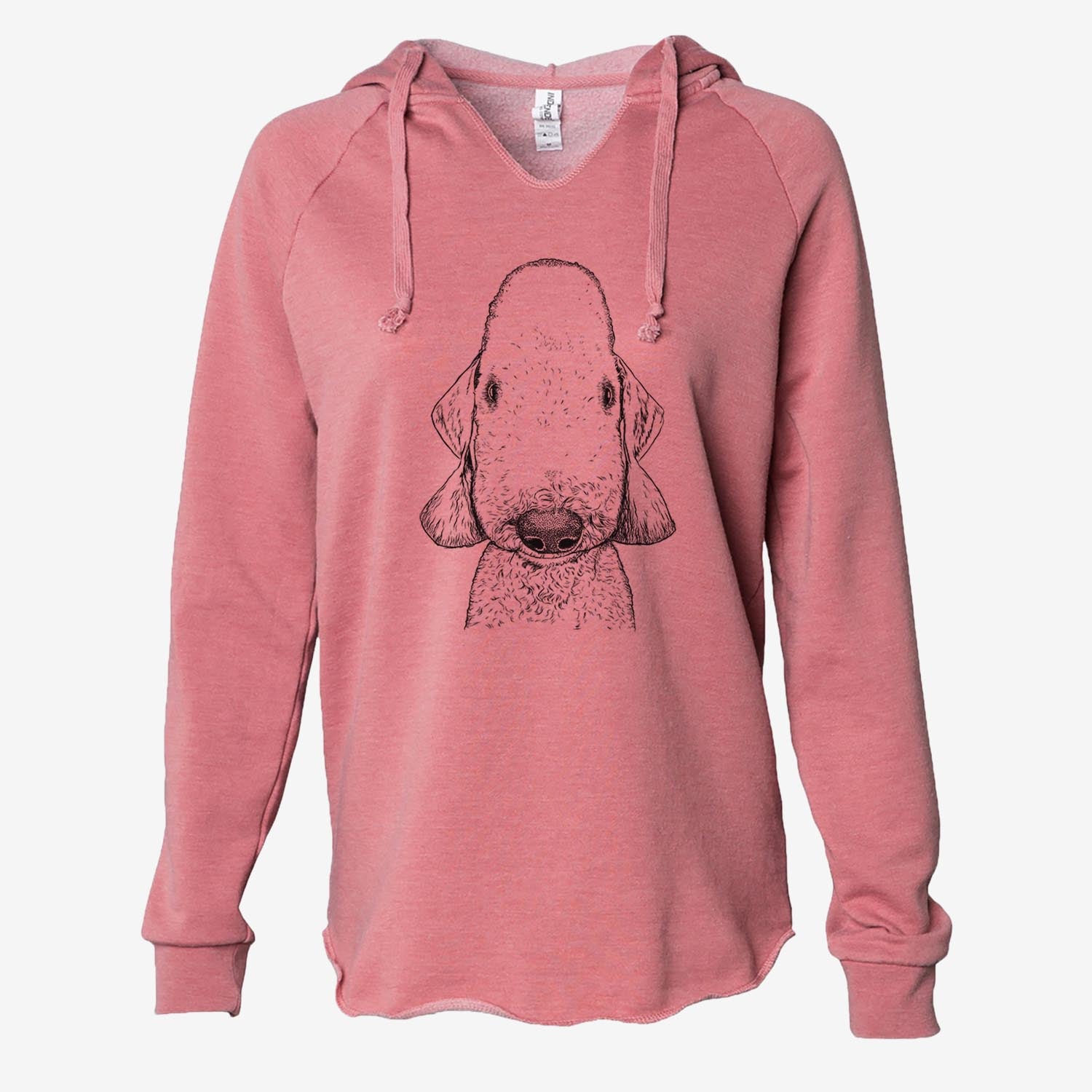 Remington the Bedlington Terrier - Cali Wave Hooded Sweatshirt