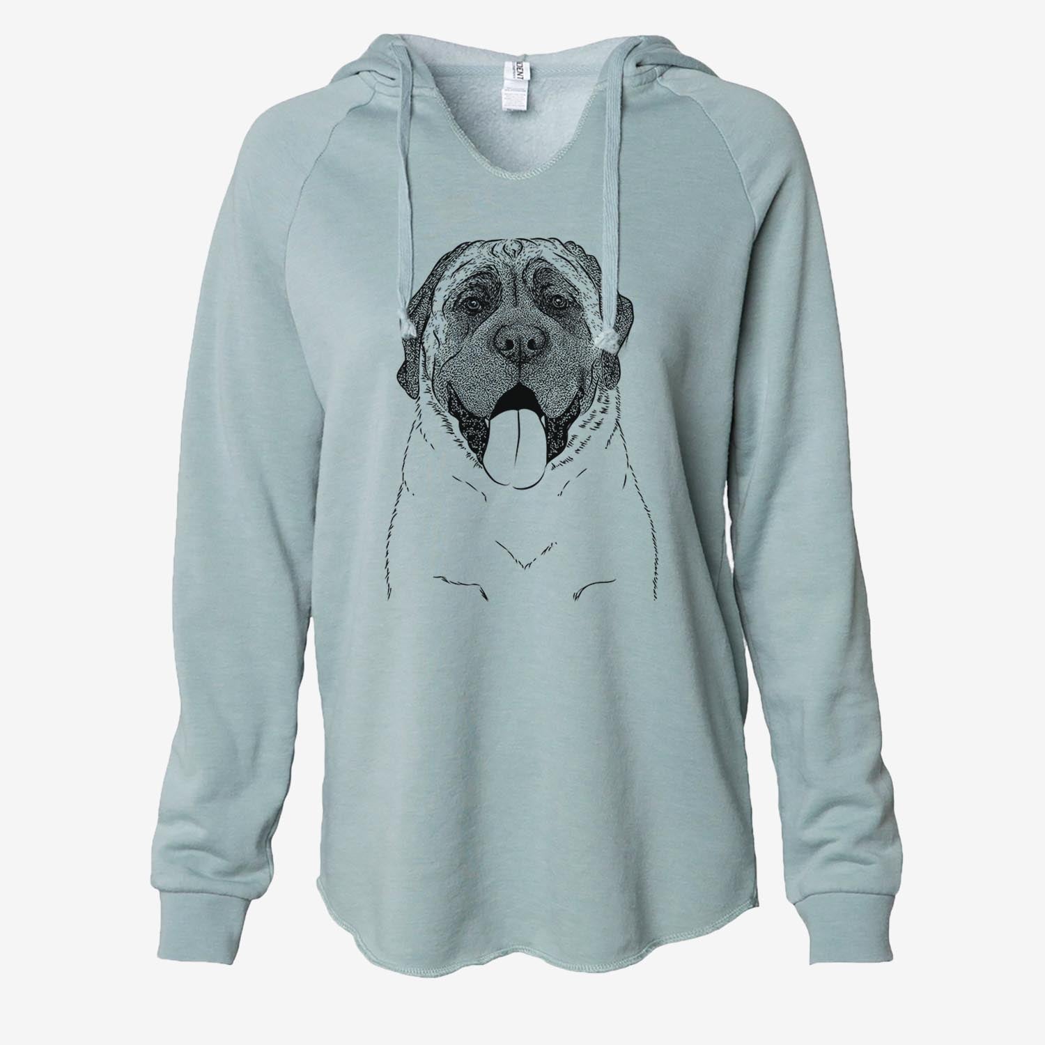 Remmie the English Mastiff - Cali Wave Hooded Sweatshirt