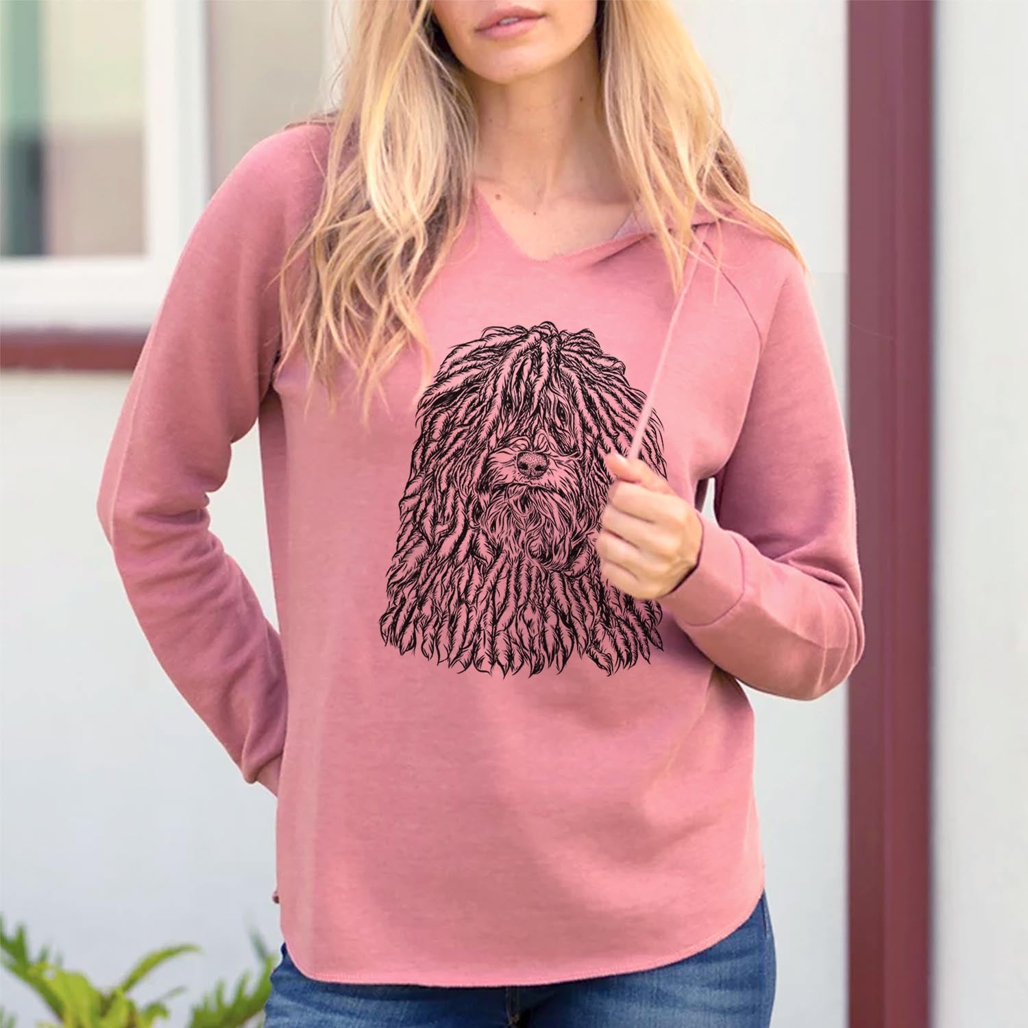 Rezi the Puli - Cali Wave Hooded Sweatshirt