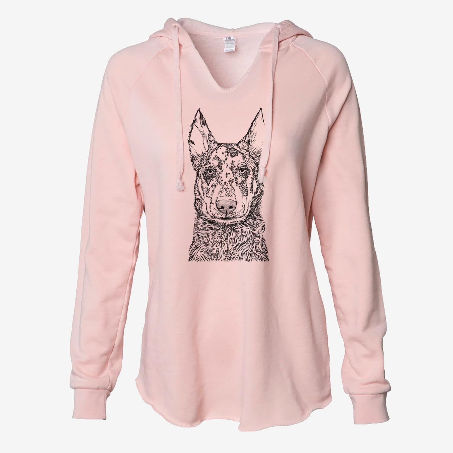 Riggs the Beauceron - Cali Wave Hooded Sweatshirt