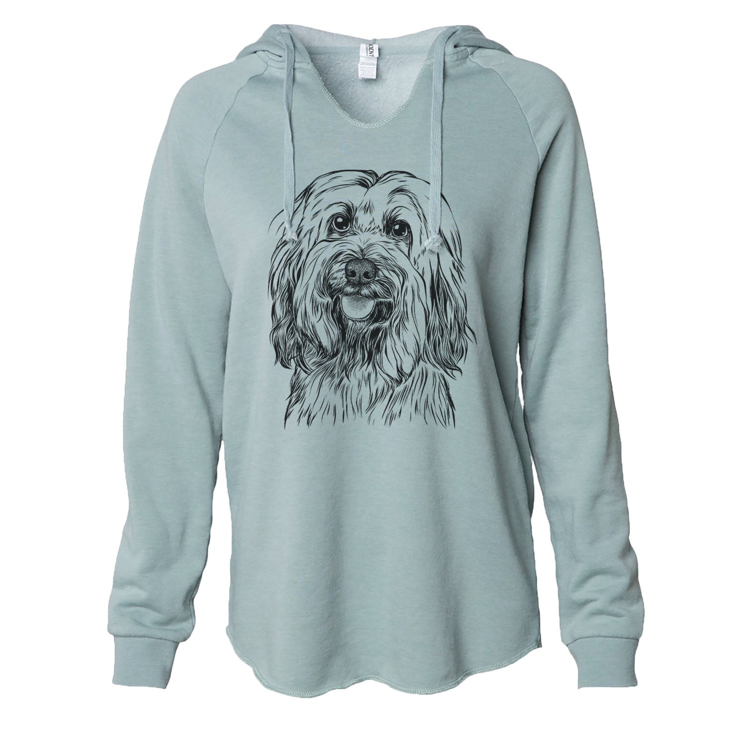 Rime the Tibetan Terrier - Cali Wave Hooded Sweatshirt