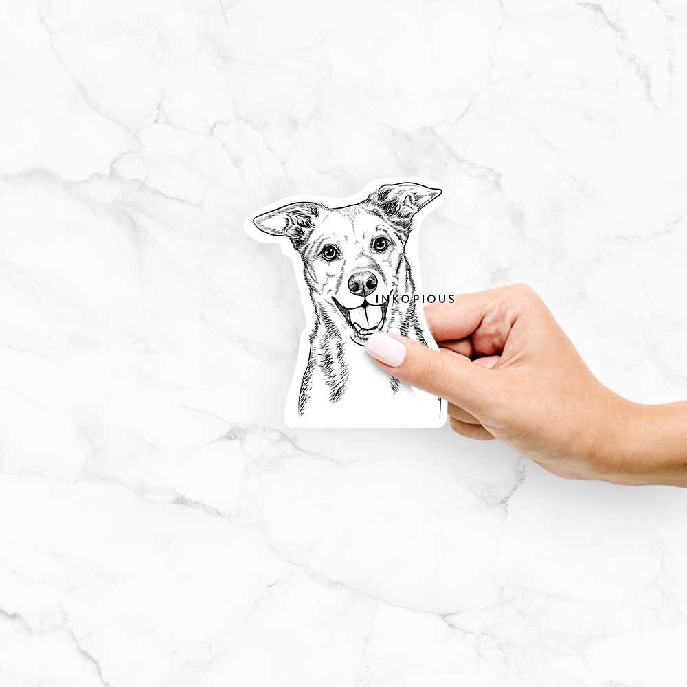 Rocco the Mixed Breed - Decal Sticker