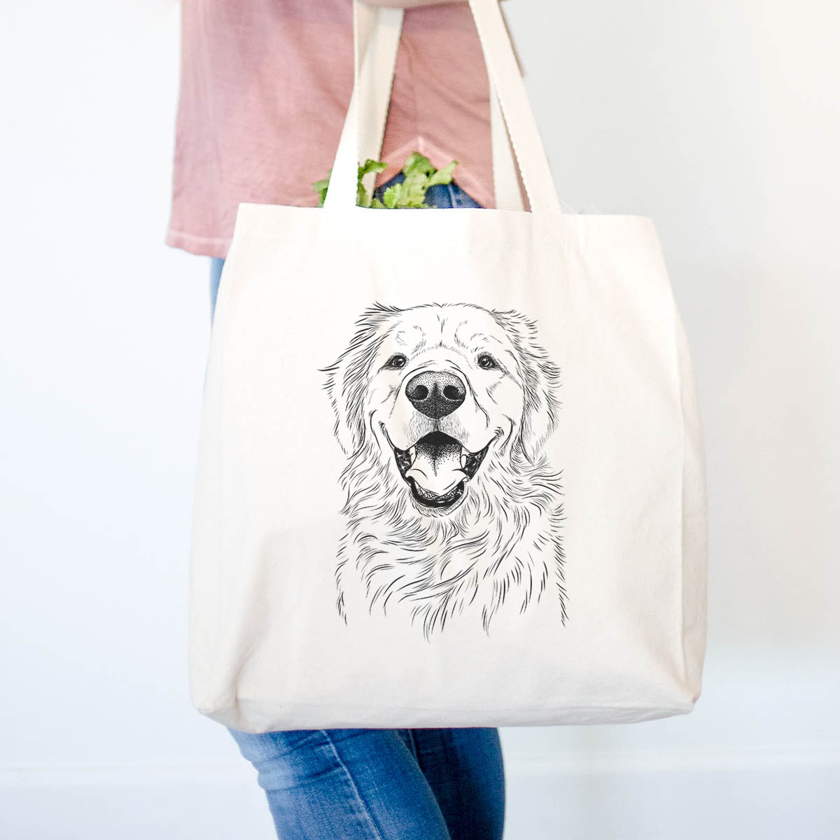 Roger the Golden Retriever - Tote Bag