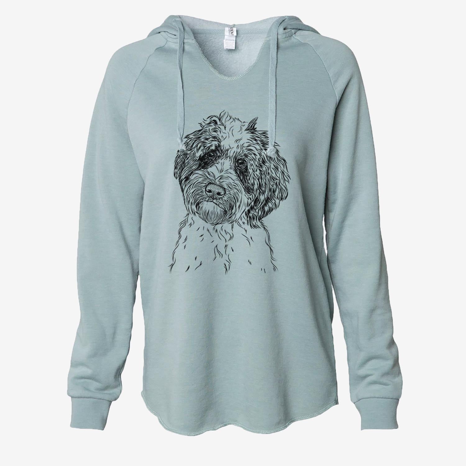 Rooney the Aussiedoodle - Cali Wave Hooded Sweatshirt