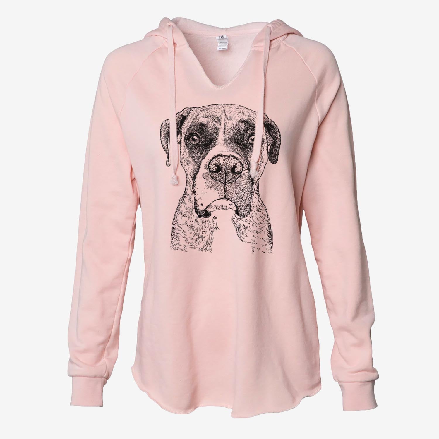 Rowdy Rex the Boxer - Cali Wave Hooded Sweatshirt