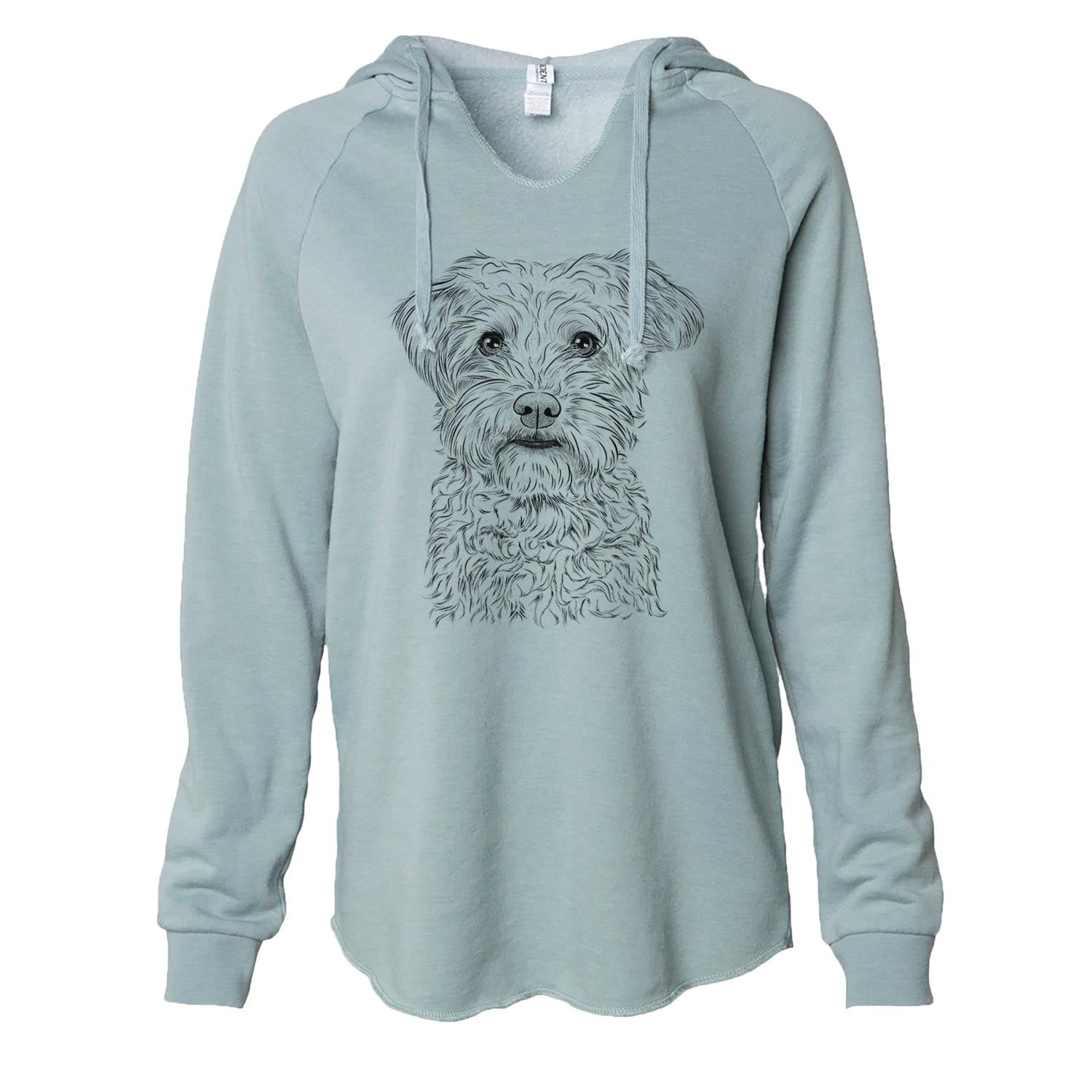 Rudy the Schnoodle - Cali Wave Hooded Sweatshirt