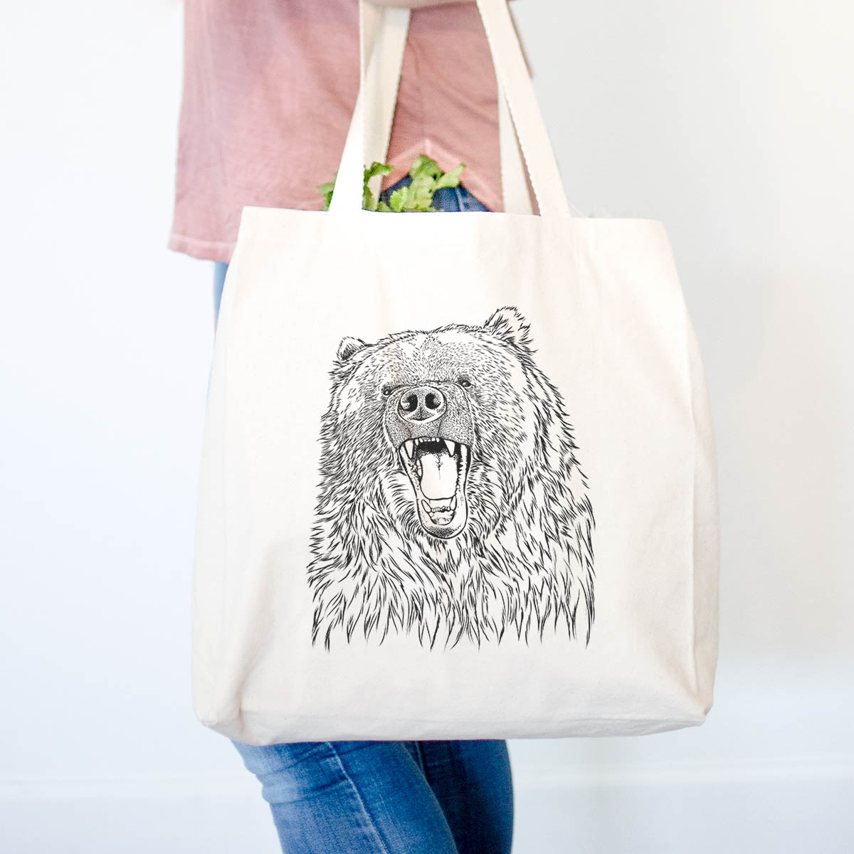 Rumble the Grizzly Bear - Tote Bag