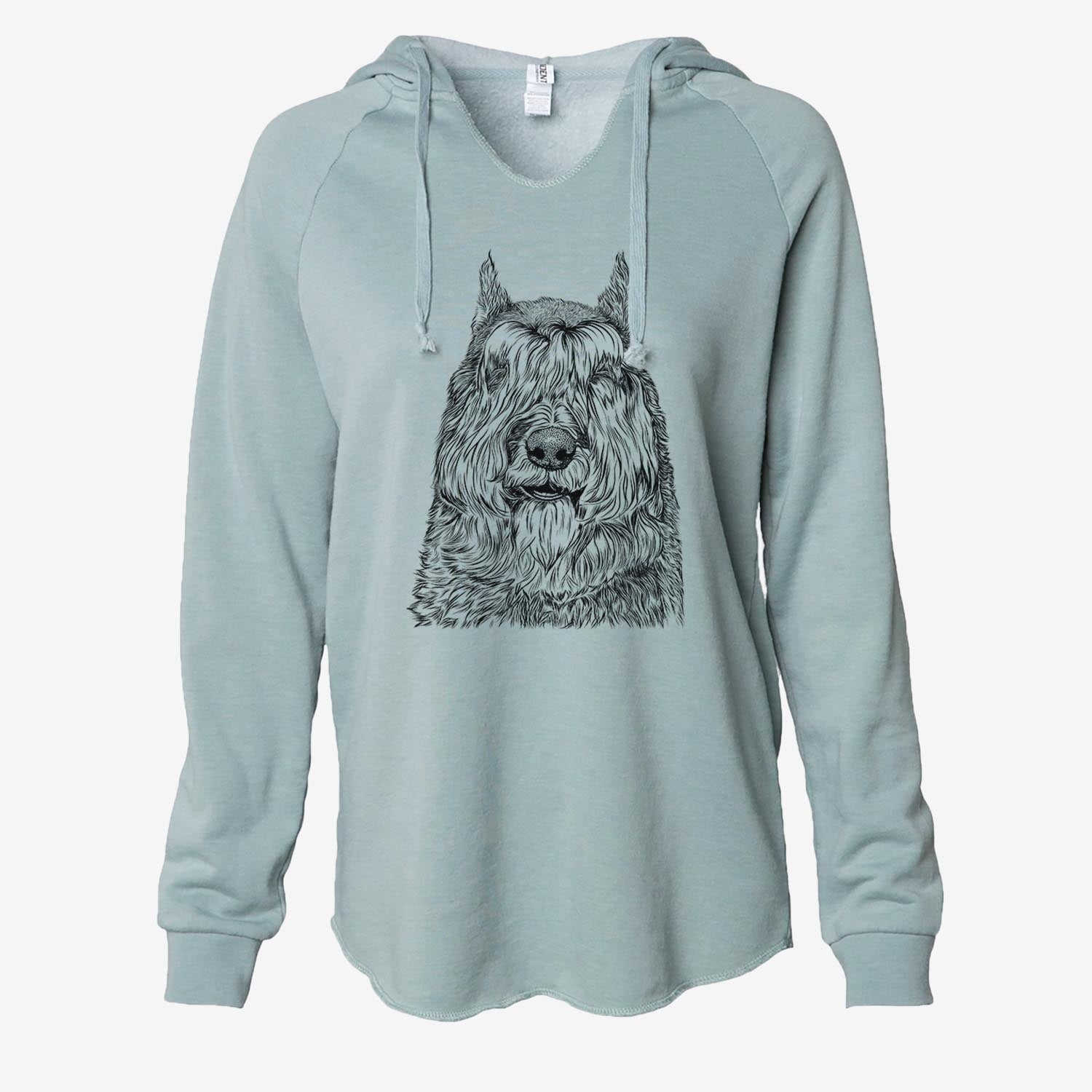 Sabre the Bouvier des Flandres - Cali Wave Hooded Sweatshirt